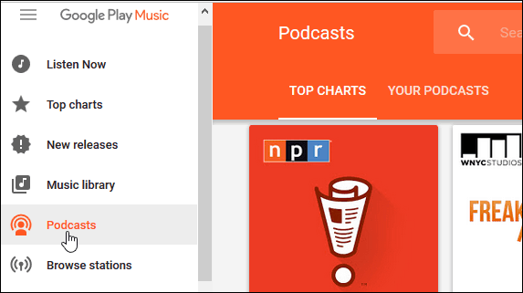 Utilisation de l'application Google Play Music pour accéder aux podcasts iTunes sur Android