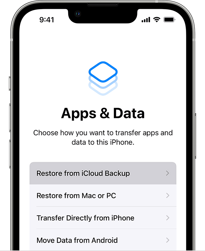 Transférer des contacts iPhone vers iPhone à l'aide d'iCloud Sync