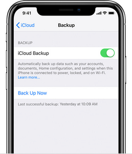 Sauvegardez votre iCloud pour transférer les données de votre iPhone sur votre appareil Samsung