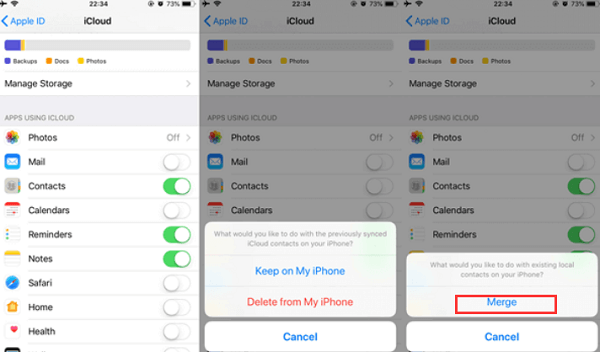 Récupérer des numéros de téléphone supprimés sur WhatsApp à l'aide d'iCloud