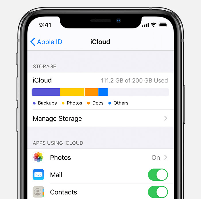 Activez la bibliothèque de photos iCloud de l'iPhone pour réparer lorsque les photos ne sont pas téléchargées sur iCloud