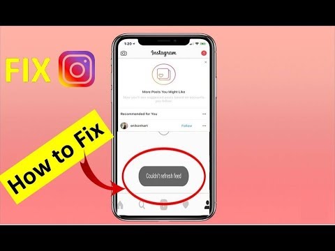 Fix Instagram n'a pas pu actualiser le fil