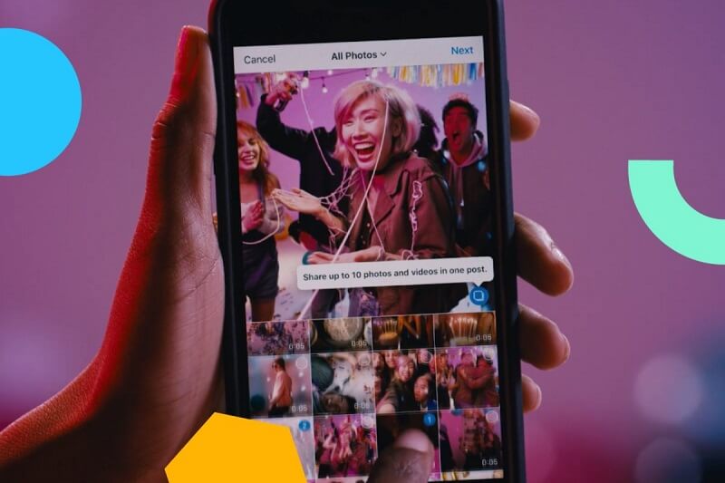 Faire un diaporama sur Instagram
