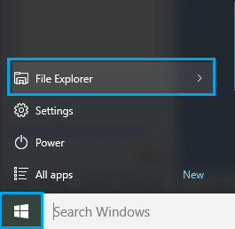 De Windows File Explorer 10