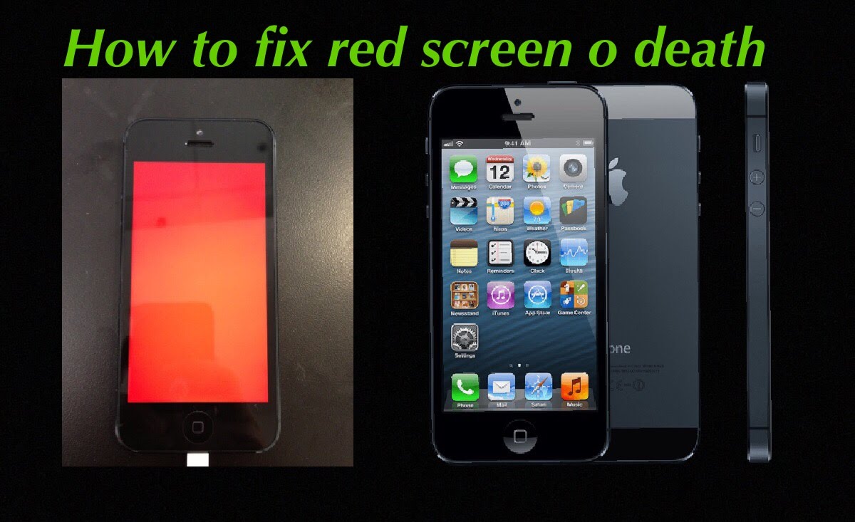 Fixer la mort à l'écran rouge Iphone