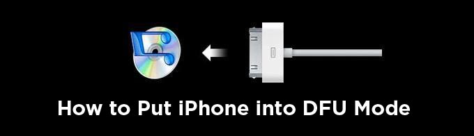 Comment mettre l'iPhone en mode Dfu