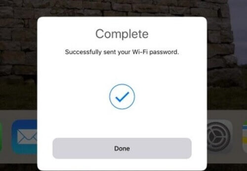 Partage Wifi Terminé