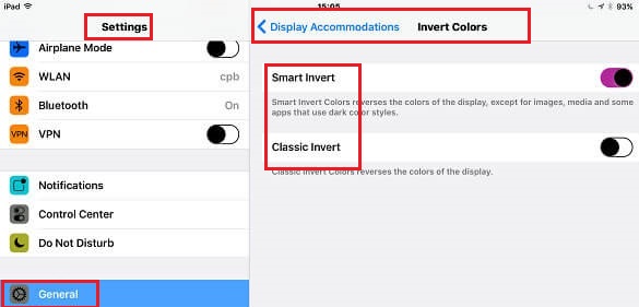 Smart Invert Activer