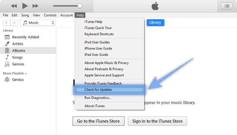 Installez la dernière mise à jour iTunes pour vous débarrasser de l'erreur de synchronisation impossible de l'iPhone