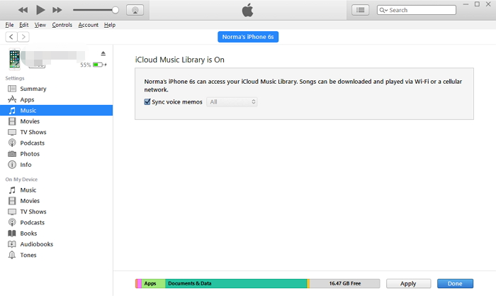 Comment obtenir les mémos vocaux de l'iPhone via iTunes et iTunes Sync