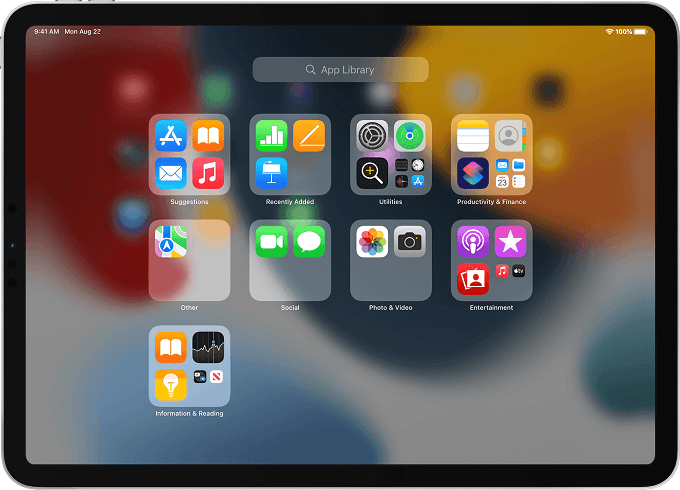 Comment supprimer une application sur iPad à l'aide de la bibliothèque d'applications