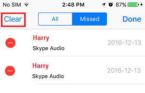Effacer les appels manqués sur iPhone pour supprimer définitivement l'historique de l'iPhone