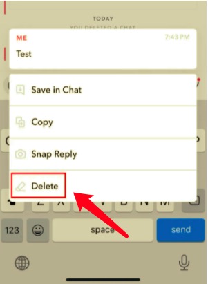 Comment supprimer manuellement tous les messages Snapchat