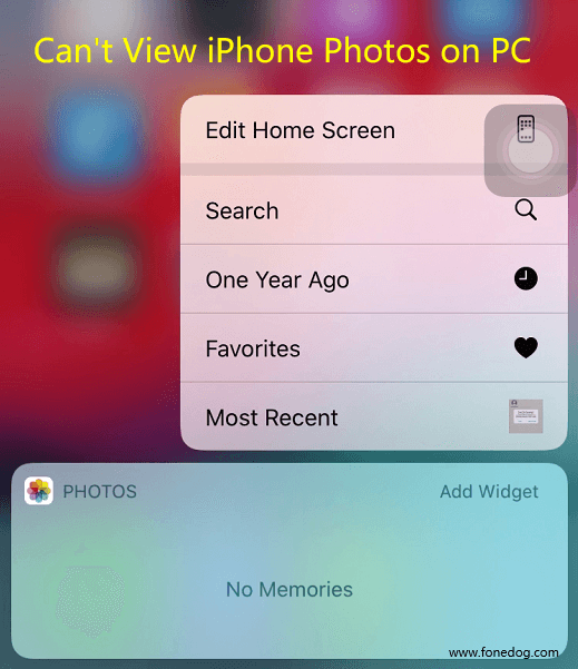Raisons pour lesquelles vous ne pouvez pas voir les photos iPhone sur PC