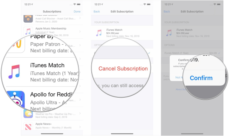 Désactiver iTunes Match pour corriger Impossible d'ajouter de la musique à l'iPhone
