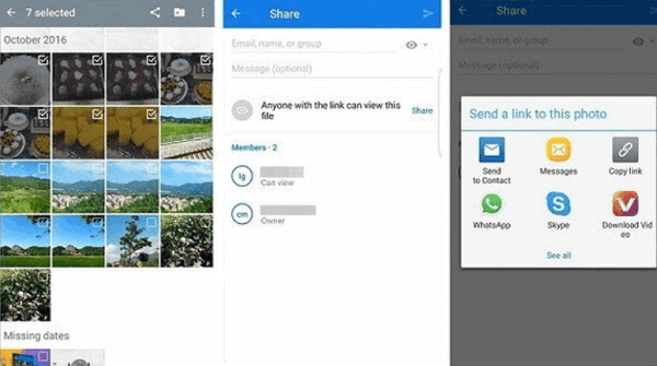 Transférer des photos de Samsung vers iPhone à l'aide de Dropbox
