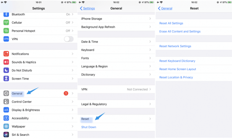 Comment revenir facilement à l'écran de configuration de l'iPhone