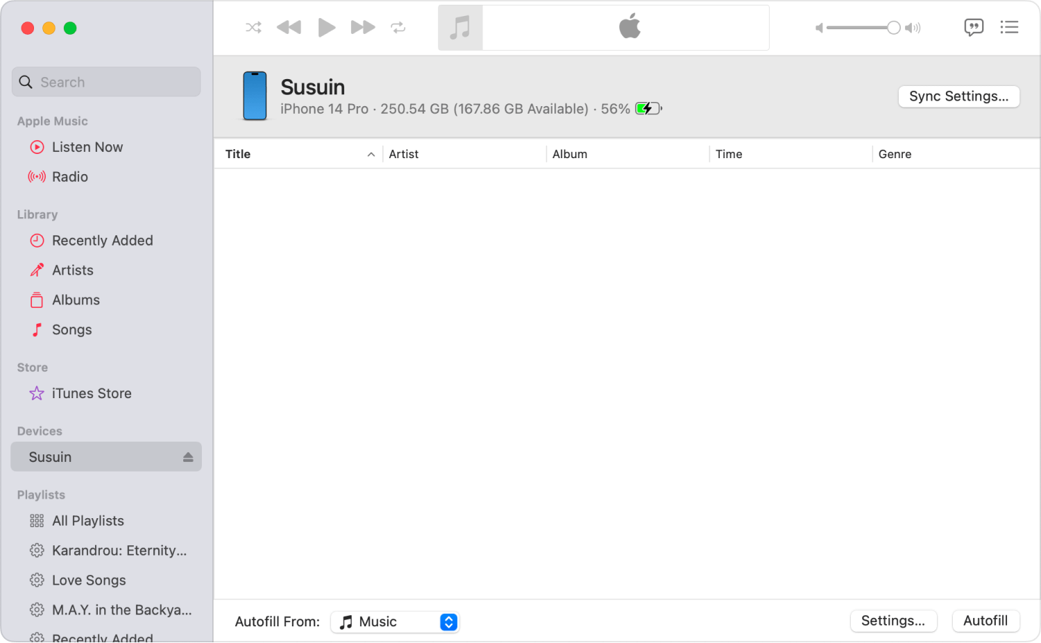 Transférer des fichiers du PC vers l'iPhone avec iTunes