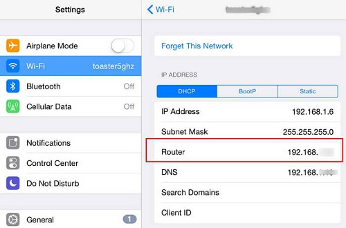 Obtenir le mot de passe Wifi sur Iphone via un routeur