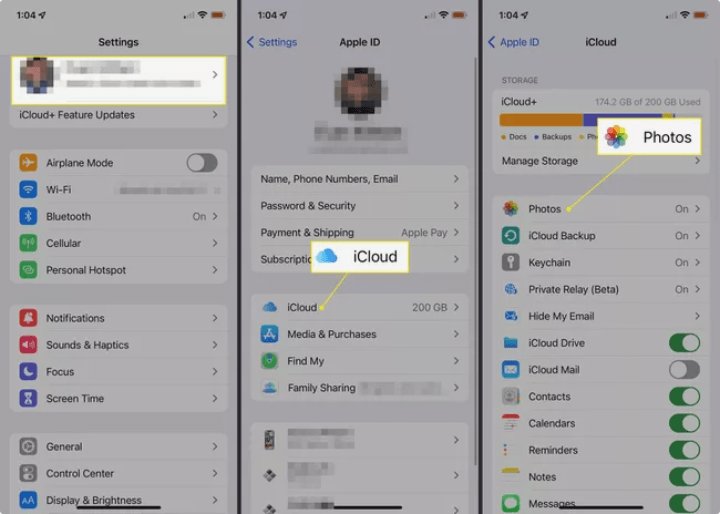 Configurer iCloud sur votre iPad via iCloud