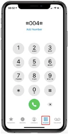 Composer le 004 pour désactiver la messagerie vocale sur iPhone