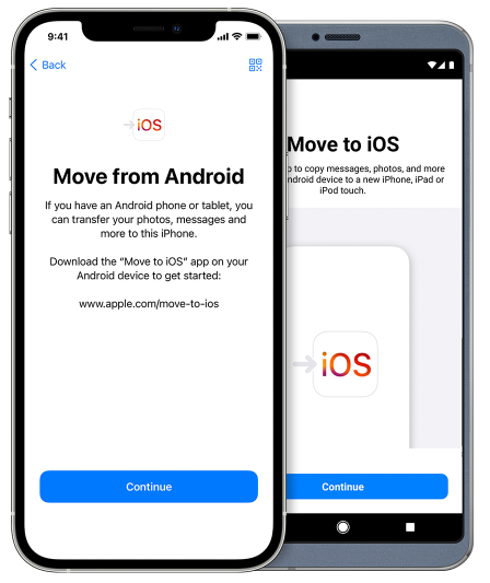 Utiliser Move to iOS pour transférer des données WhatsApp
