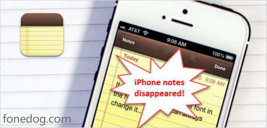Notes iPhone supprimées par elles-mêmes