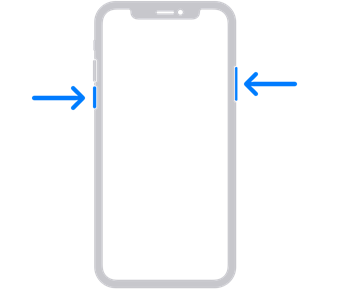 Redémarrez l'iPhone pour réparer l'iPhone ne recevant pas de SMS d'Android