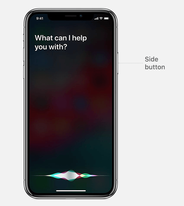 Pour déverrouiller l'iPhone 7 avec Siri