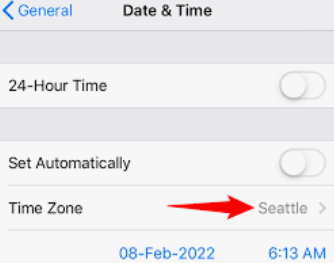 Vérifier la date et l'heure lorsque les événements du calendrier iPhone ont disparu