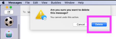 Effacer définitivement les messages supprimés sur iPhone via Mac