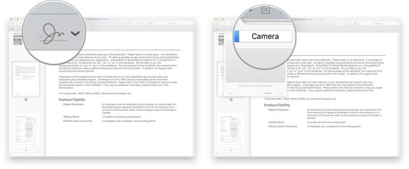 Comment recadrer un appareil photo