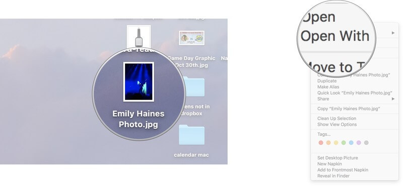 Comment recadrer une image ouverte avec