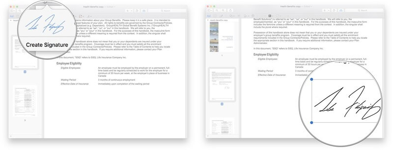 Comment recadrer une photo Signature
