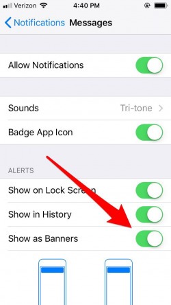 Désactiver les notifications d'autorisation