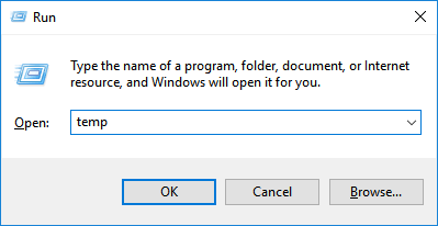 Supprimez votre dossier temporaire pour corriger lorsque l'application Films et TV de Windows 10 ne fonctionne pas