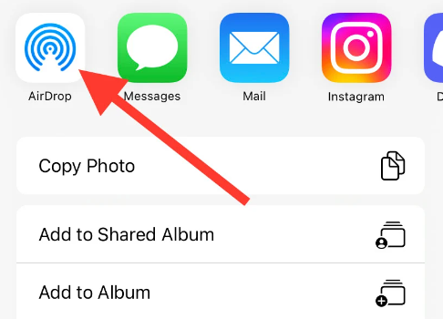 Transférer des photos d'iPhone Photo Stream vers un PC via l'utilisation d'AirDrop