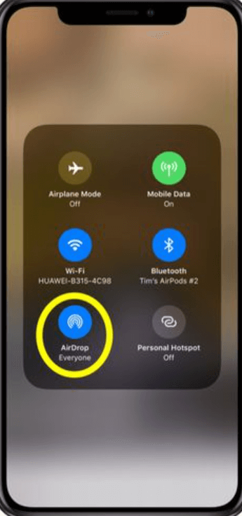Transférer des contacts iPhone vers iPhone à l'aide d'AirDrop