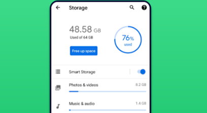 Assurez-vous que vous disposez d'un espace de stockage suffisant pour réparer WhatsApp BackUp bloqué sur Android