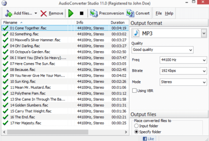 Convertir WMA en M4A à l'aide du convertisseur audio