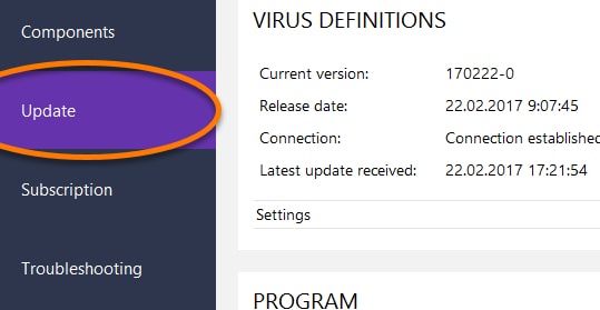 Réparer Avast ne peut pas restaurer l'erreur de fichier en mettant à jour Avast Antivirus