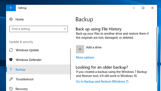 Récupérer la partition formatée via la sauvegarde et la restauration de Windows