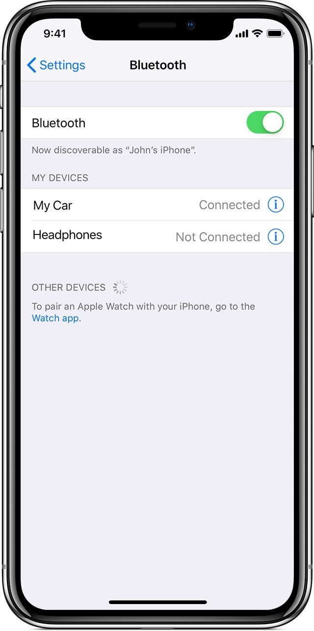 Désactivez Bluetooth pour réparer l'iPhone sans son en cas de problème vidéo