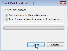 Vérifiez manuellement votre disque pour voir les secteurs défectueux pour les signes de défaillance du disque dur