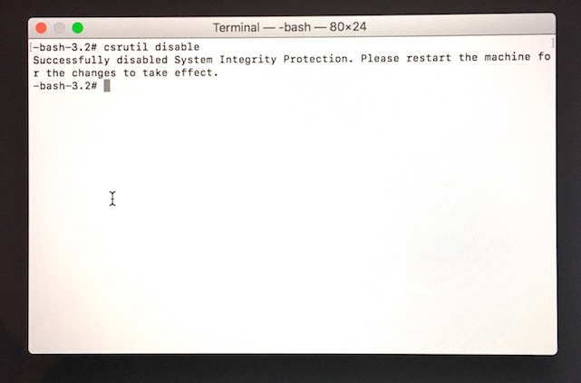 Désactiver la protection de l'intégrité du système (SIP) sur Mac