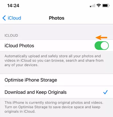 Désactiver les photos iCloud lorsque vous ne pouvez pas supprimer de photos de l'iPad