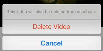 Supprimer manuellement les vidéos volumineuses de la pellicule sur iPhone