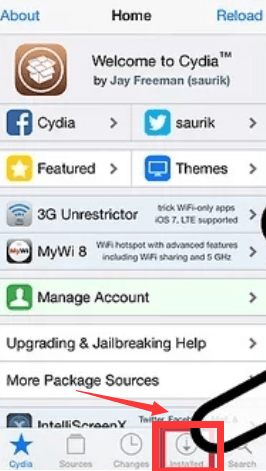 Supprimer Cydia de l'iPhone sans ordinateur
