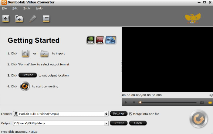 Convertir MKV en iTunes à l'aide de DumboFab Video Converter