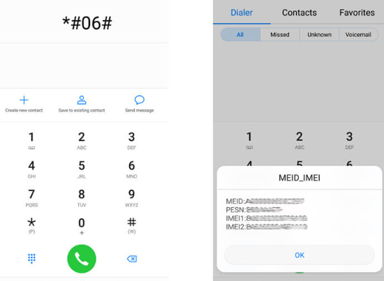 Trouver le numéro IMEI pour déverrouiller le téléphone Android